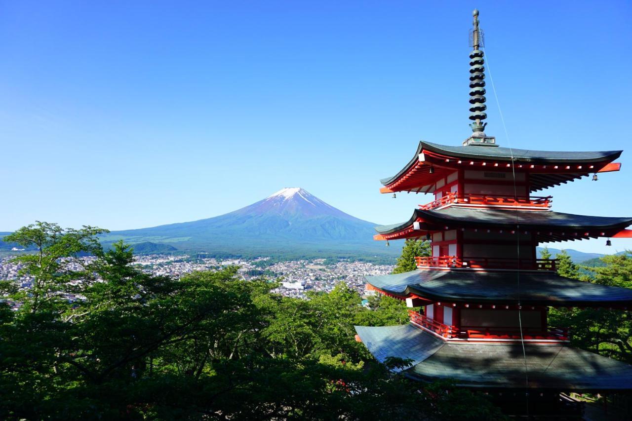 晴家 Guest House Fujikawaguchiko Exteriör bild